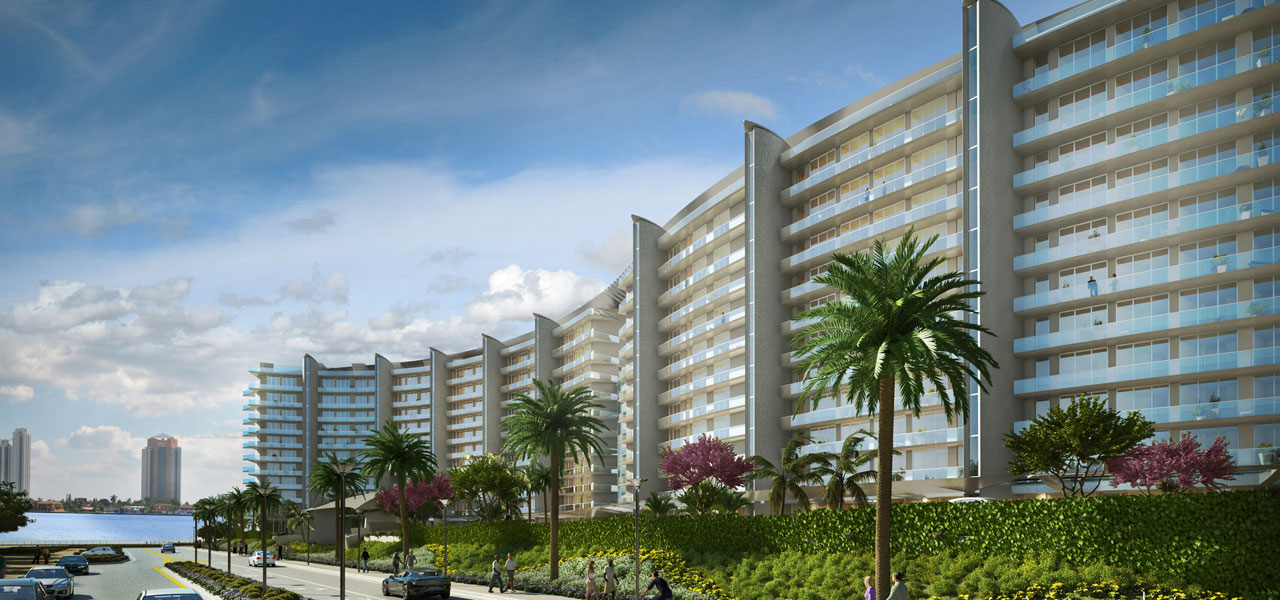 street view on ECHO Aventura condo